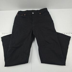 Levi's 550 relaxed tapered jeans black vintage 10 reg womens 4696 Brazil‎